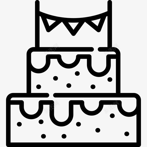 蛋糕Junine4直系派对图标svg_新图网 https://ixintu.com Junine4 直系派对 蛋糕