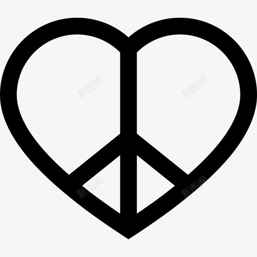 和平主义嬉皮士9直系图标svg_新图网 https://ixintu.com 和平主义 嬉皮士9 直系