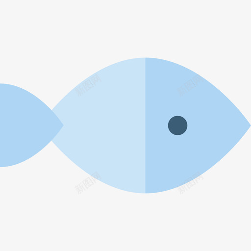 鱼复活节21扁平图标svg_新图网 https://ixintu.com 复活节21 扁平 鱼
