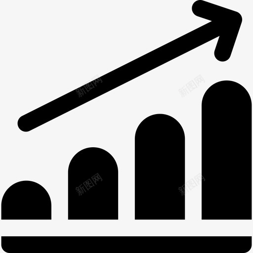 增长图表5填充图标svg_新图网 https://ixintu.com 图表5 填充 增长