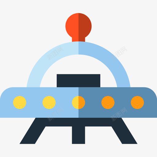 不明飞行物宇宙13扁平图标svg_新图网 https://ixintu.com 不明飞行物 宇宙13 扁平