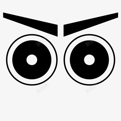 聚焦眼睛愤怒的眼睛眼球图标svg_新图网 https://ixintu.com 可见 愤怒的眼睛 眼球 聚焦眼睛