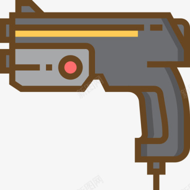 枪游戏元素线条颜色图标图标