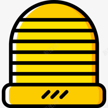 冬季帽子男士配件4黄色图标图标