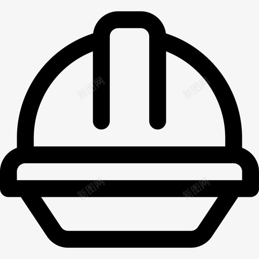头盔建筑构造9线形图标svg_新图网 https://ixintu.com 头盔 建筑构造9 线形