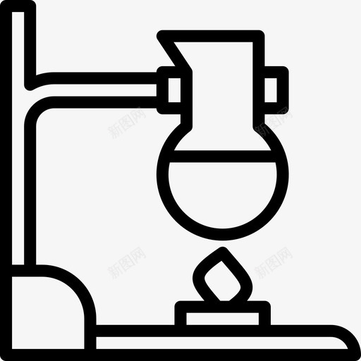 试管科学17线性图标svg_新图网 https://ixintu.com 科学17 线性 试管