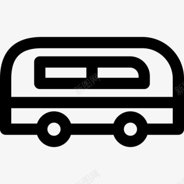 巴士冒险旅行3直线图标图标