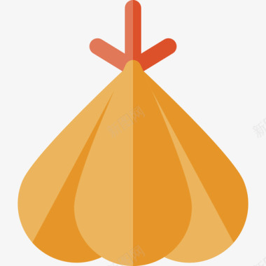 大蒜健康食品5平淡图标图标