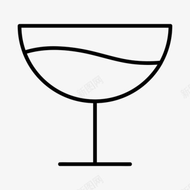 马提尼酒精鸡尾酒图标图标
