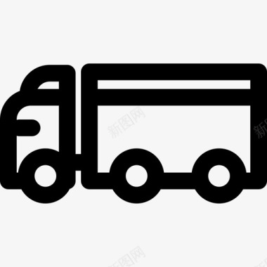 运输卡车运输14直线图标图标