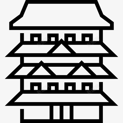 Castle日本17直系图标svg_新图网 https://ixintu.com Castle 日本17 直系