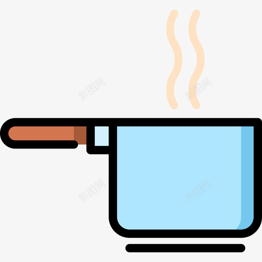 厨房包家居用品3线性颜色图标svg_新图网 https://ixintu.com 厨房包 家居用品3 线性颜色