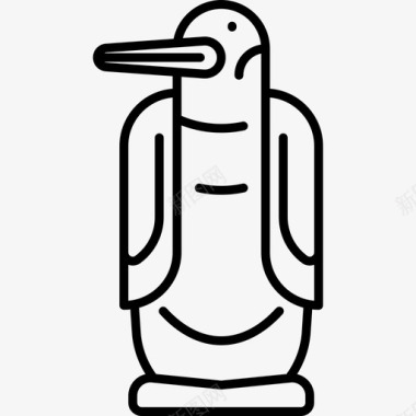 企鹅动物21直系图标图标