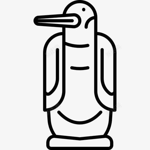 企鹅动物21直系图标svg_新图网 https://ixintu.com 企鹅 动物21 直系