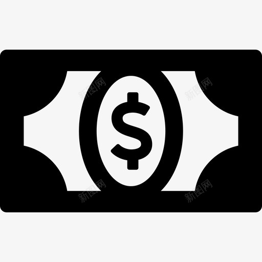 美元纸币商业电子商务图标svg_新图网 https://ixintu.com 商业 电子商务 美元纸币
