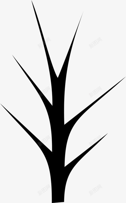 树自然松树图标svg_新图网 https://ixintu.com 木头 松树 树 自然