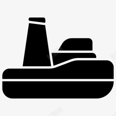 玩具船玩具游轮塑料船图标图标