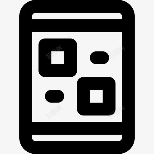 智能手机新闻媒体5概要图标svg_新图网 https://ixintu.com 新闻媒体5 智能手机 概要