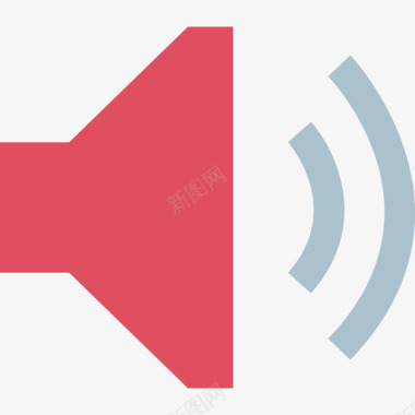扬声器用户界面18扁平图标图标