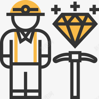 矿工职业5黄影图标图标
