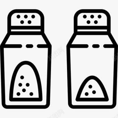 采购产品盐和胡椒搅拌器盐和胡椒搅拌器食物图标图标
