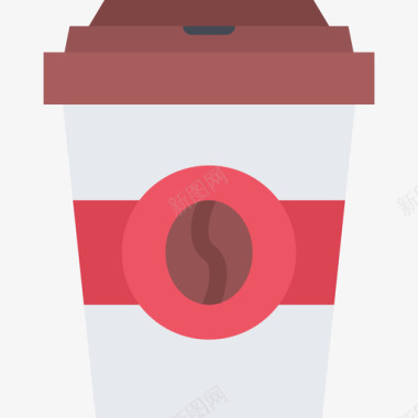 咖啡杯咖啡厅23号平坦图标图标