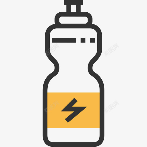 能量饮料饮料黄影图标svg_新图网 https://ixintu.com 能量饮料 饮料 黄影