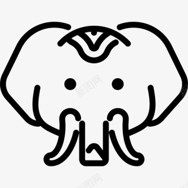 大象马戏团25直系图标图标
