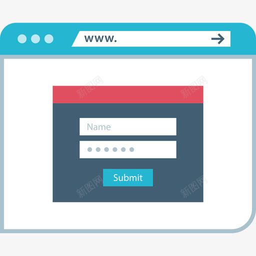 表单网页28平面图标svg_新图网 https://ixintu.com 平面 网页设计28 表单