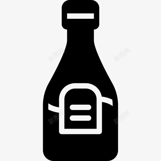 酱汁瓶厨房用品2个装满图标svg_新图网 https://ixintu.com 厨房用品2个 装满 酱汁瓶