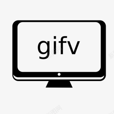 视频gif监视器ui图标图标
