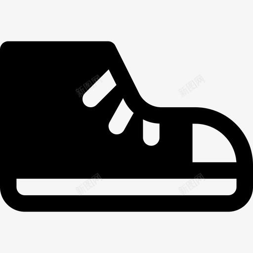 运动鞋80年代2填充图标svg_新图网 https://ixintu.com 80年代2 填充 运动鞋