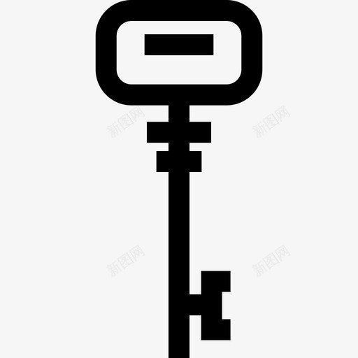 钥匙钥匙锁3线性图标svg_新图网 https://ixintu.com 线性 钥匙 钥匙锁3