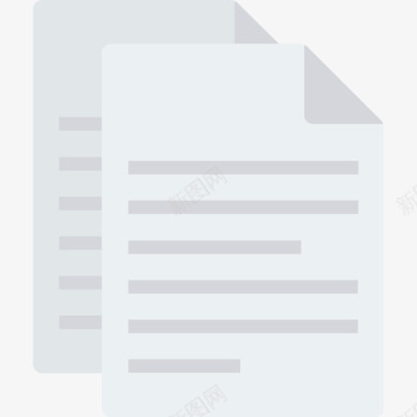 文件网页开发用户界面3平面图标图标