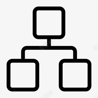 组织类别层次结构图标图标