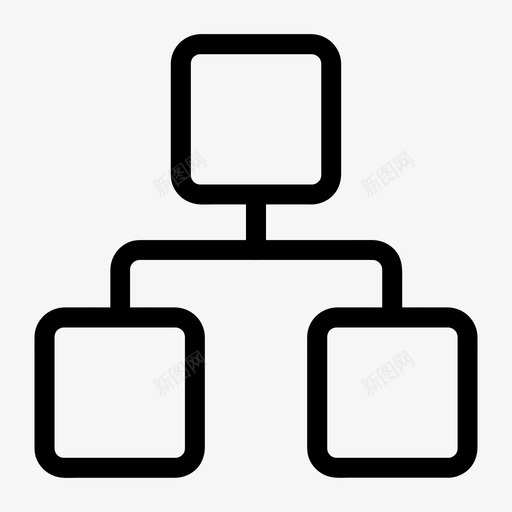 组织类别层次结构图标svg_新图网 https://ixintu.com 基本图标所有大小 层次结构 管理 类别 组织 结构