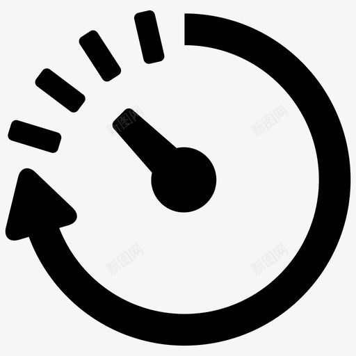 时间管理时钟交货图标svg_新图网 https://ixintu.com 交货 商业管理第2部分 时钟 时间 时间管理 运输