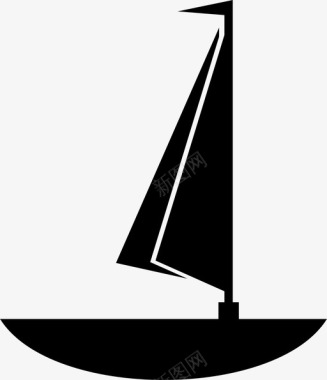 船帆船船艇图标图标
