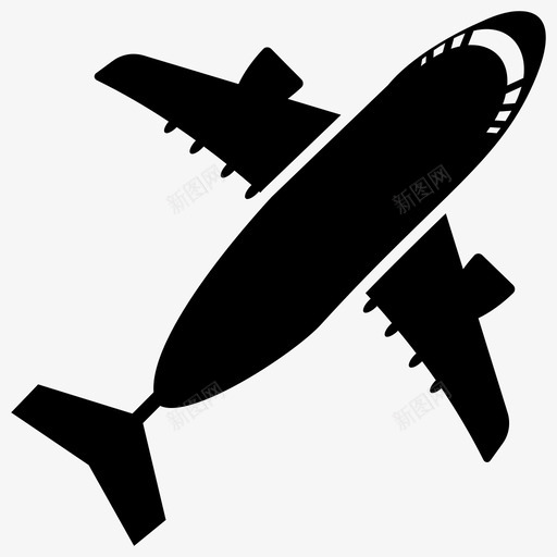 飞机儿童飞机玩具飞机图标svg_新图网 https://ixintu.com 儿童飞机 玩具字形图标 玩具飞机 飞机