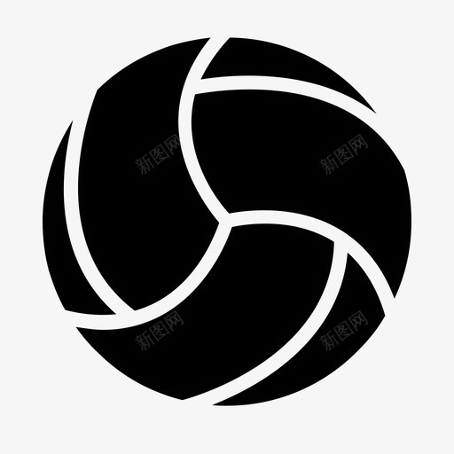 排球球图标游戏svg_新图网 https://ixintu.com 排球 排球图标 游戏 球图标 运动