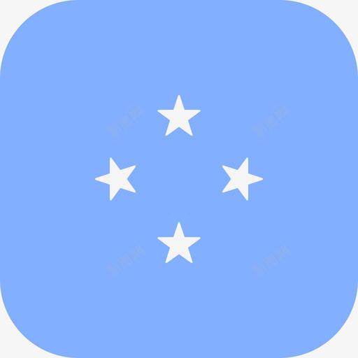 密克罗尼西亚国际旗帜3圆形方形图标svg_新图网 https://ixintu.com 国际旗帜3 圆形方形 密克罗尼西亚