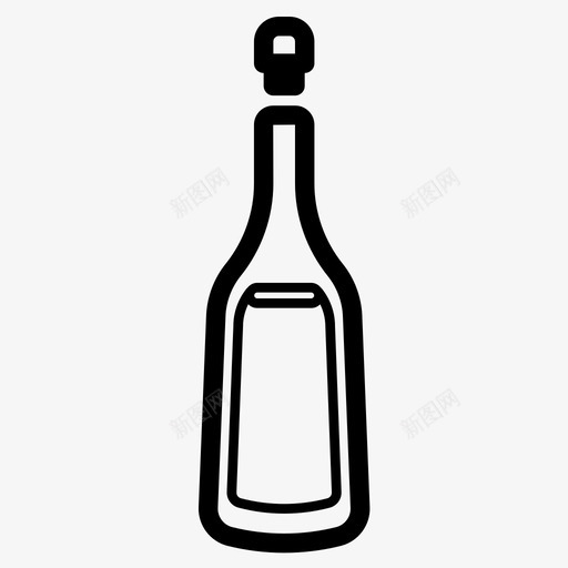 葡萄酒酒精瓶子图标svg_新图网 https://ixintu.com 瓶子 葡萄酒 酒精 饮料套装4