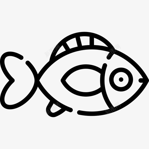 鱼类海洋生物6直系图标svg_新图网 https://ixintu.com 海洋生物6 直系 鱼类