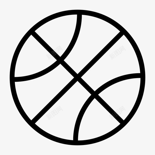 篮球游戏球员图标svg_新图网 https://ixintu.com 游戏 球员 球图标 篮球 运动