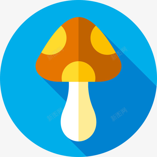 蘑菇野餐13平的图标svg_新图网 https://ixintu.com 平的 蘑菇 野餐13