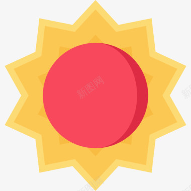 太阳墨西哥2平坦图标图标
