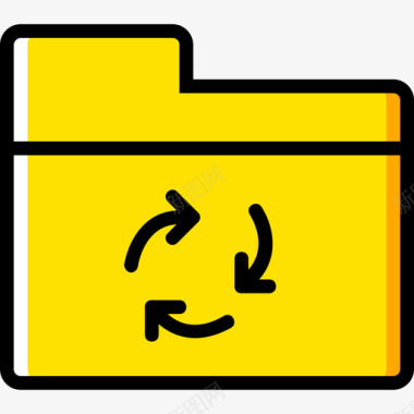 文件夹生态42黄色图标图标