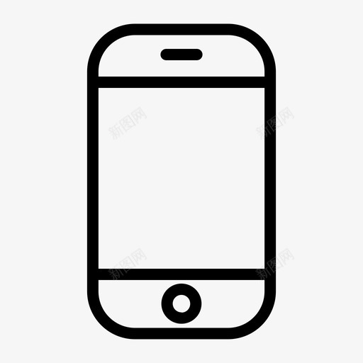 手机小工具iphone图标svg_新图网 https://ixintu.com iphone 小工具 小工具轮廓 手机