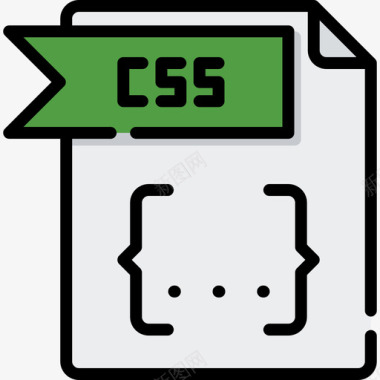 Css文件文件夹5线型颜色图标图标