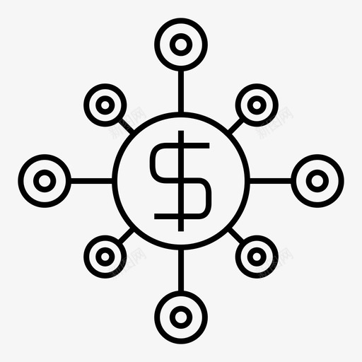 联盟营销众筹金融图标svg_新图网 https://ixintu.com 众筹 联盟营销 金融